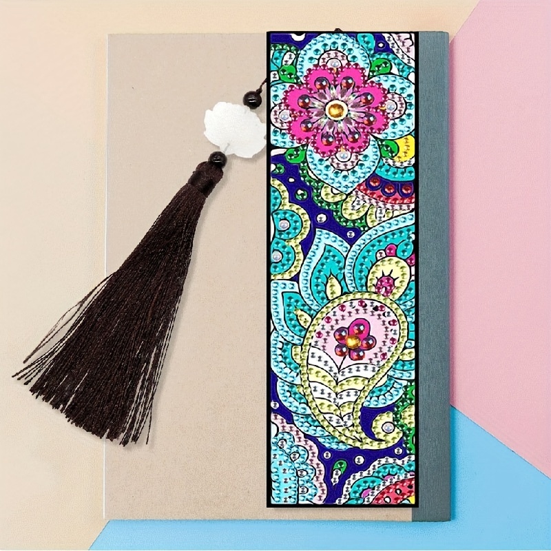 Diamond Painting Bookmark Kits Bookmark Crystal Tassel DIY Beaded Bookmarks  For Party Christmas Gift Valentines Day Graduation Birthday Embroidery Arts  Crafts Present From Jessie06, $2.99