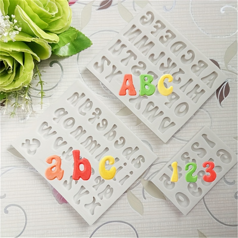 Silicone Letter Mold and Number Chocolate Molds with Happy Birthday Cake  Decorations Symbols 2pcs - Bakeware, Facebook Marketplace