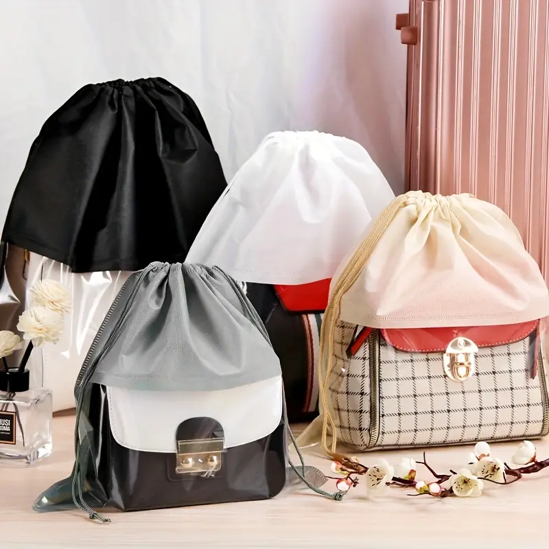 Handbag Dustproof Bag No woven Drawstring Storage Bag Purses - Temu