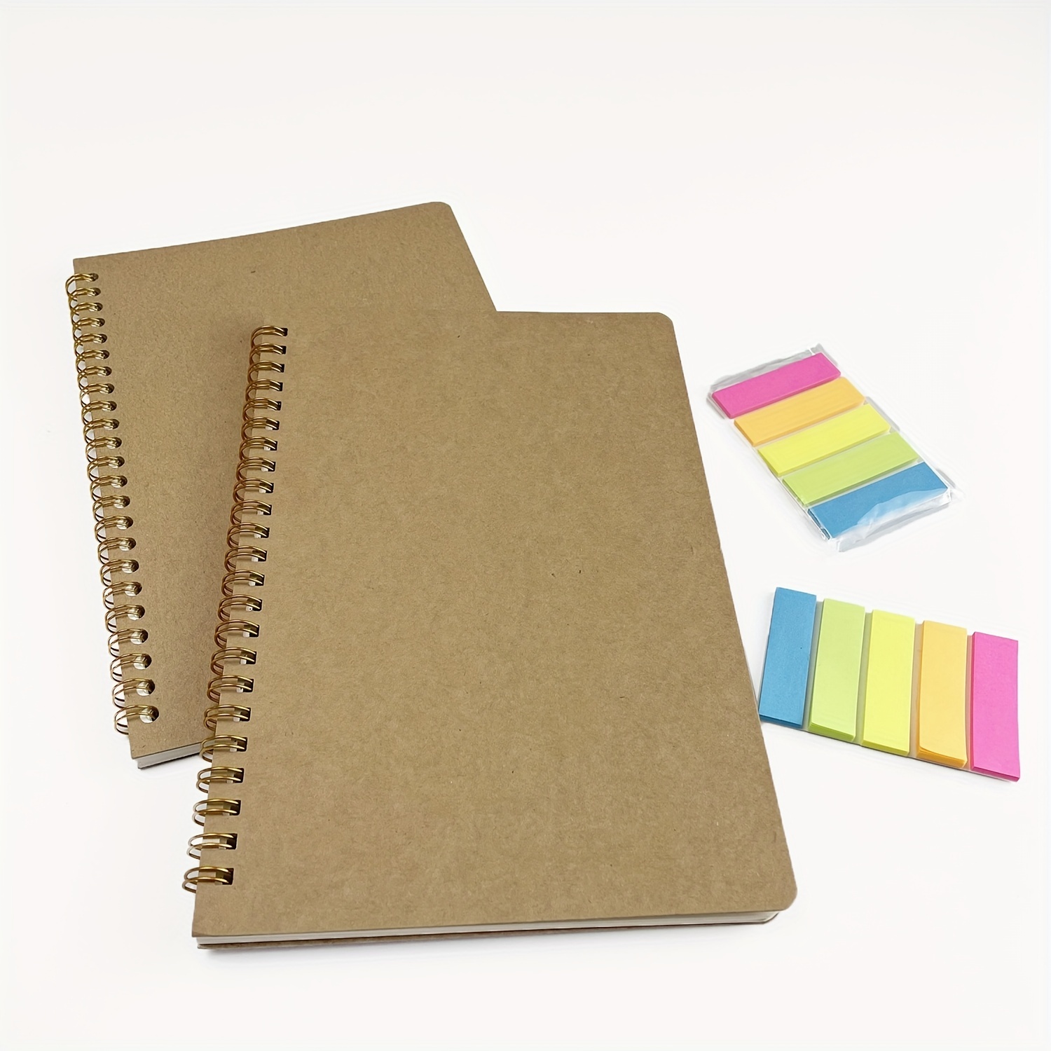 Spiral Notebook - 3 Pack A5 Spiral Notebooks, 5.9”x 8.3”, 3 x 160 Pages  Ruled