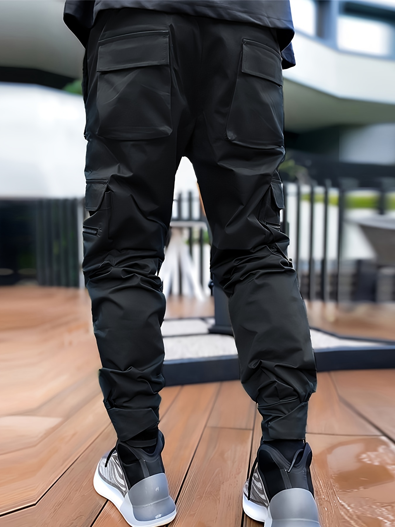 mustang0 Men's Reflective Cargo Pants