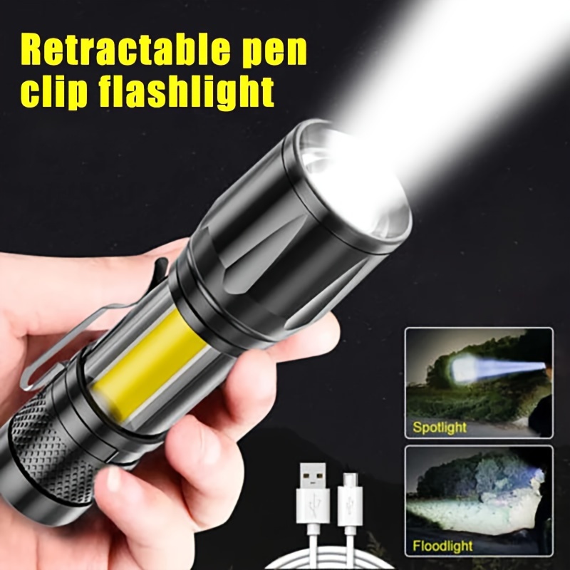 Acheter T6 lampe de poche LED Super lumineux torche Portable USB