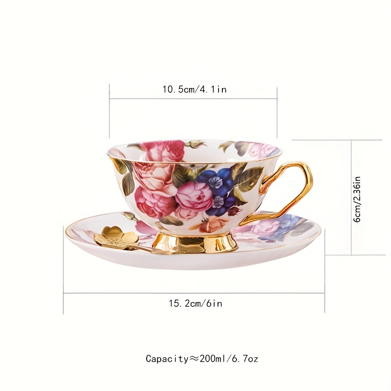 Coffee Cappuccino Cup & Saucer 200ml -Pottery