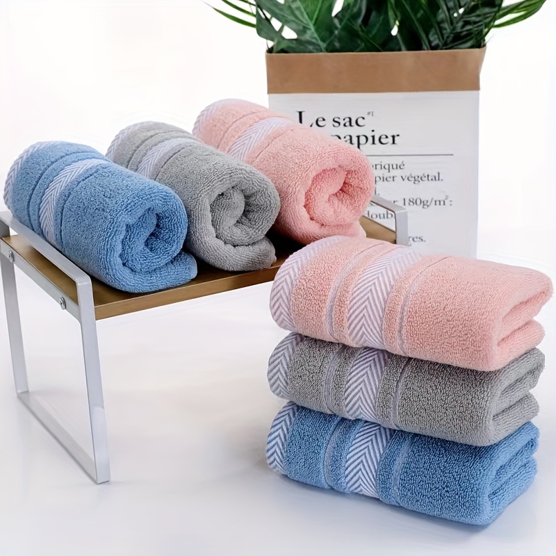 Ultra - Juego de 6 toallas de 100 % algodón, 2 toallas de baño, 2 toallas  de mano, 2 toallas pequeñas, color rosa