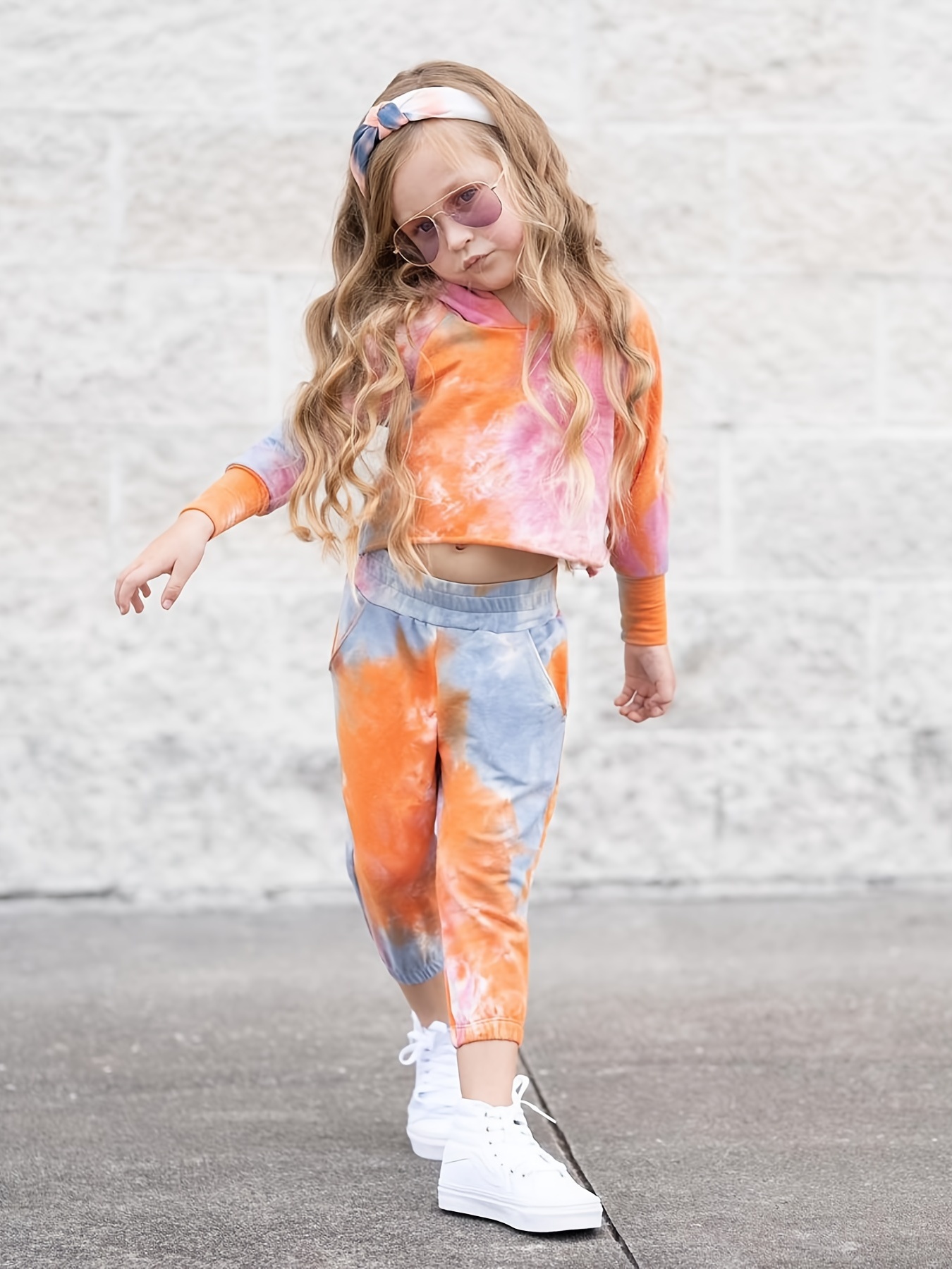 Girls Casual Tie Dye Sweat Pants Joggers Kids Clothes Don't - Temu Canada