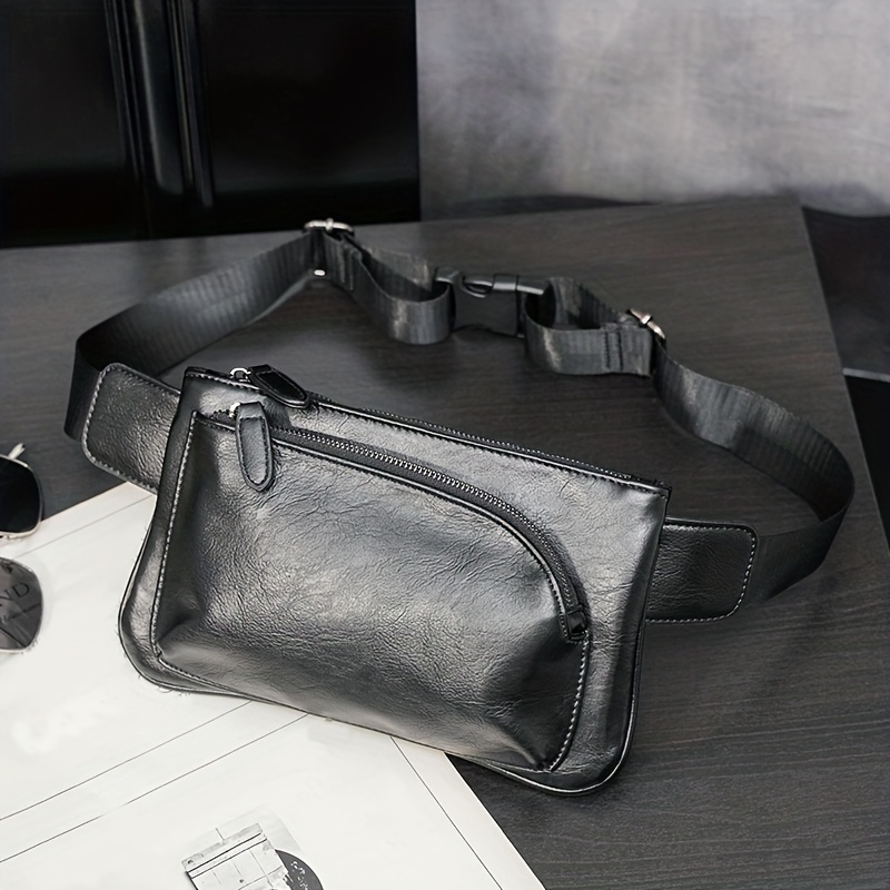 1pc Women's Mini Crossbody Bag With Chain Strap, Waist / Belt Bag