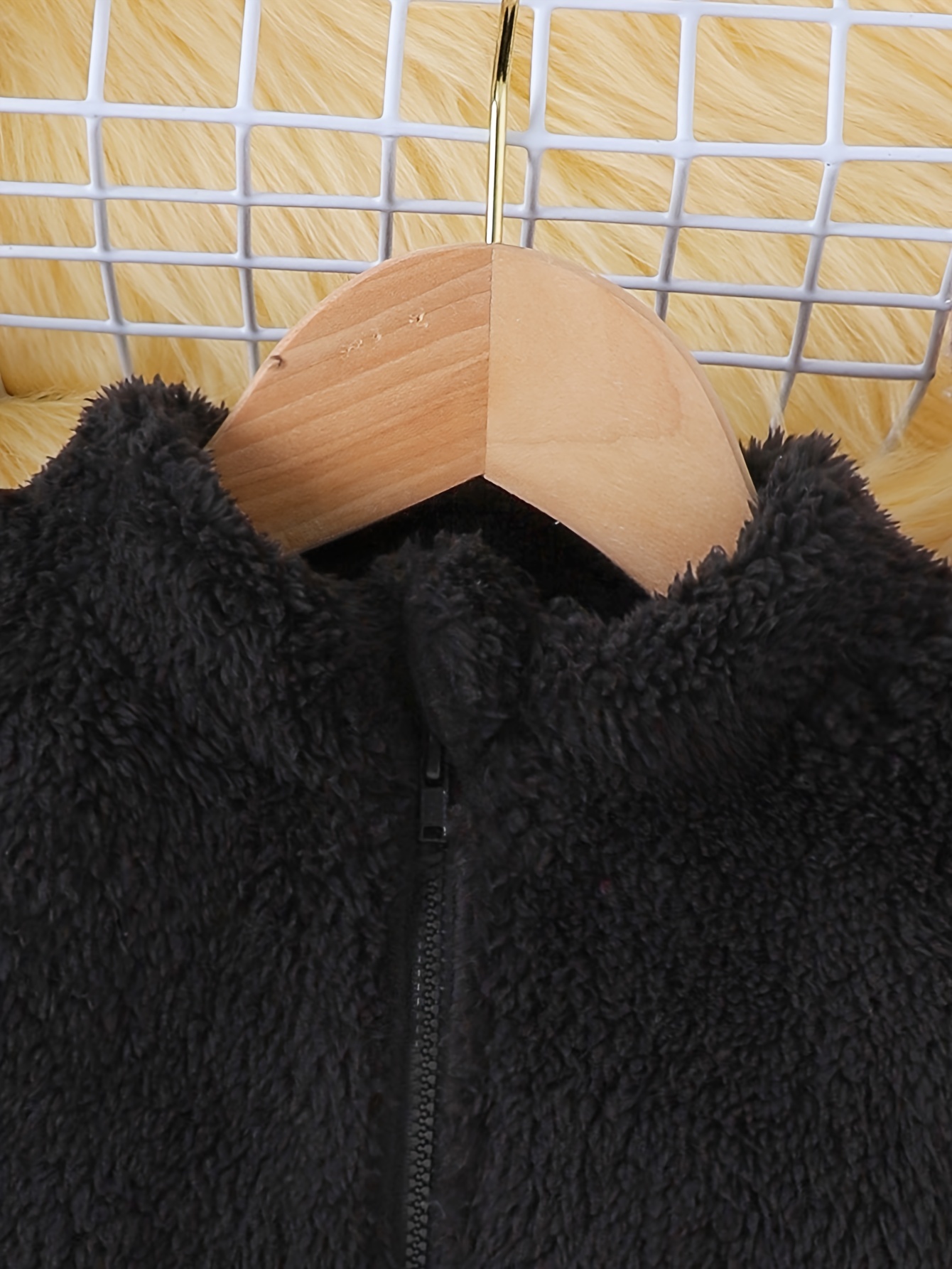 Winter Windproof Plush Jacket Stylish Stand Collar Baby - Temu