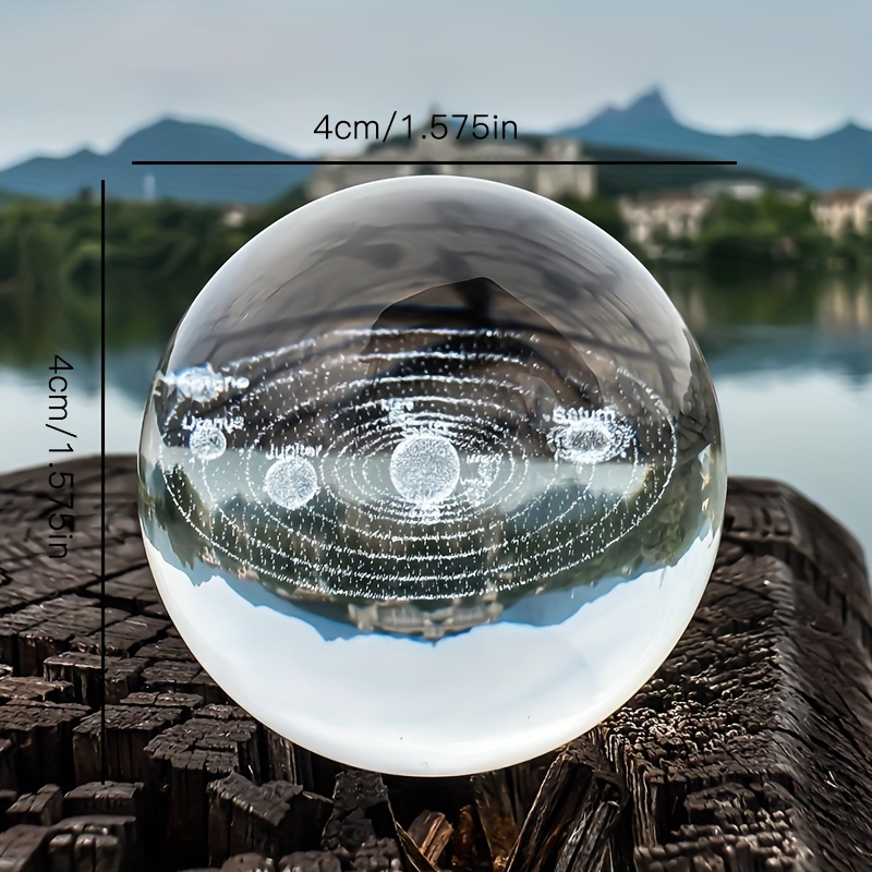 1 Mini Globe Terrestre Globe De Cristal Boule De Cristal - Temu