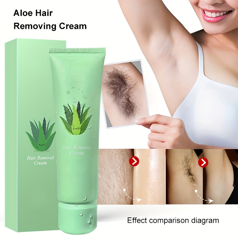 Aloe Vera Hair Removal Cream Whole Body Hair Removal Gentle Temu