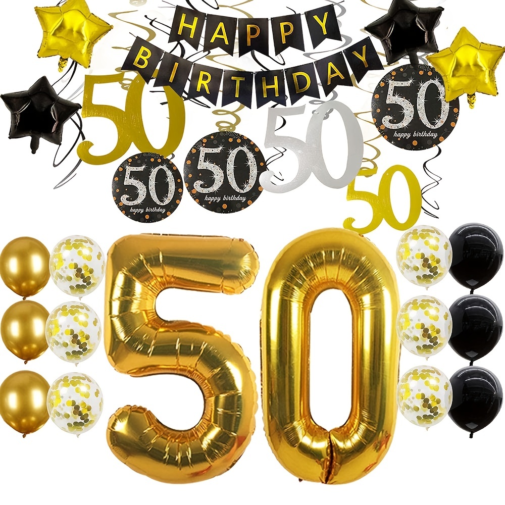 Decoración Fiesta 50 Años  Fiestas de 50 años, Fiesta de cumpleaños de los  50, Fiesta de 60 años