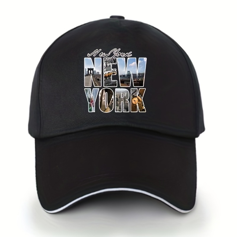 York Alphabet Mens Baseball Cap Party Hat Outdoor Leisure Adjustable