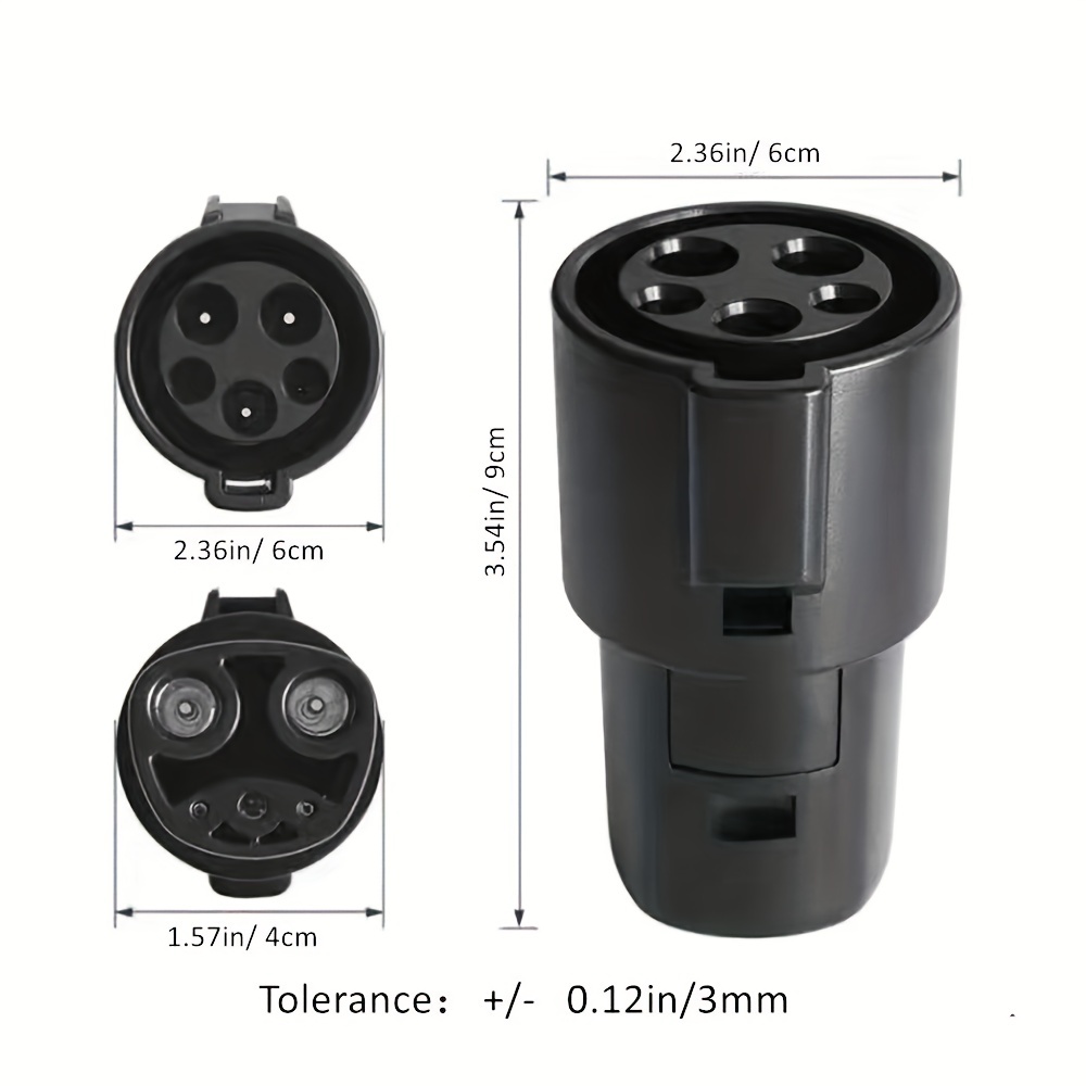 テスラ用の普通充電器変換アダプター J1772 - 自動車