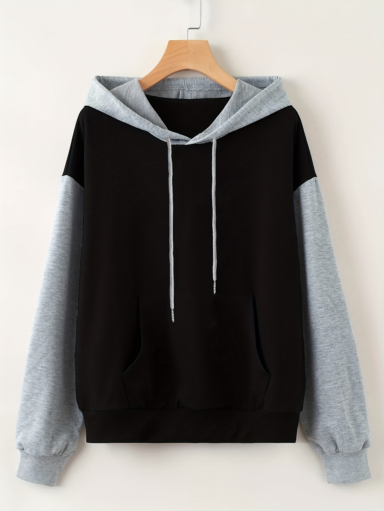 Raglan sleeve kangaroo pocket hoodie best sale