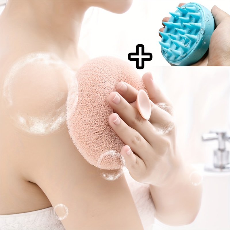 Boule De Bain Éponge Douche Gommage Brosse De Massage Accessoires