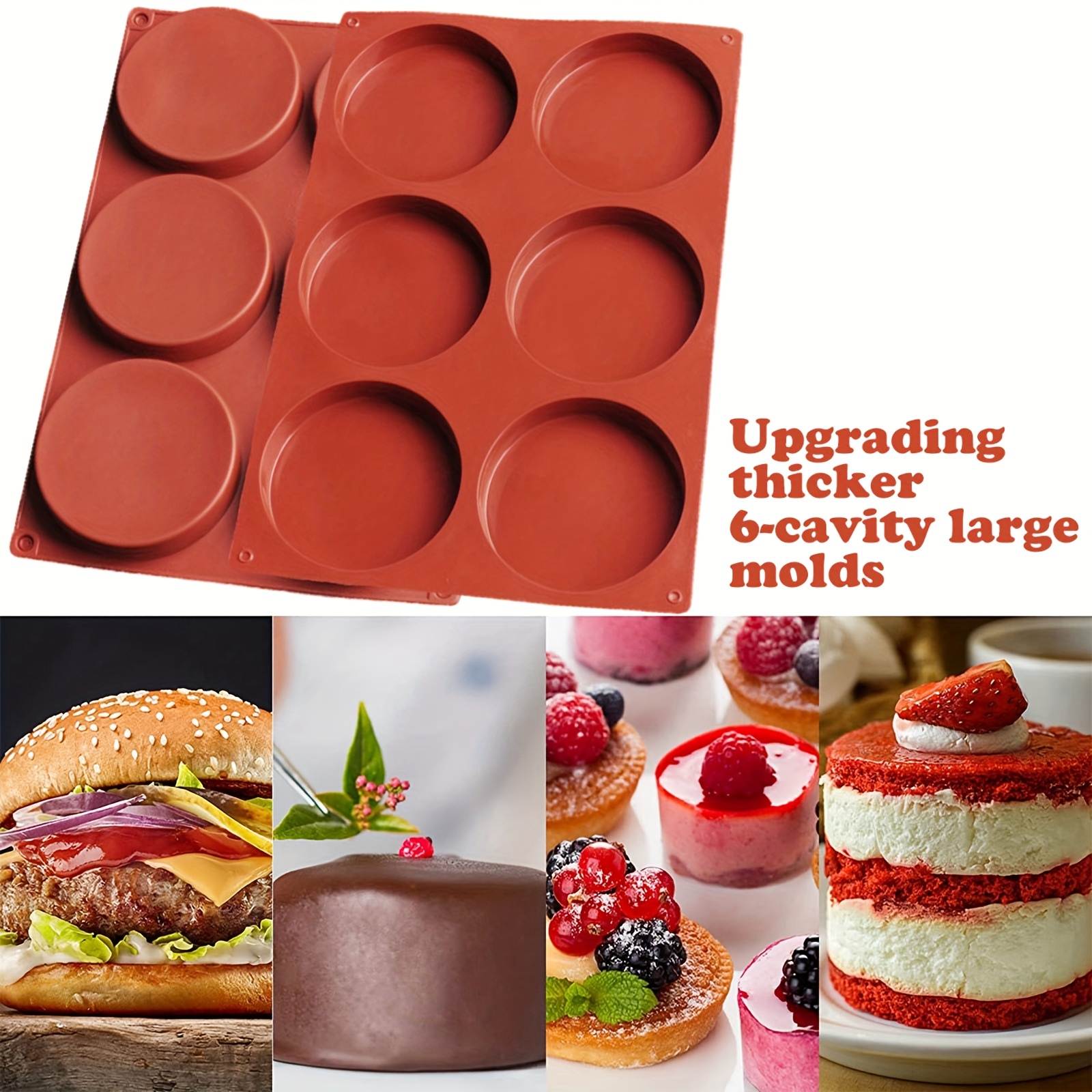Small Cylinder Cake Mold Silicone Mold For Baking Biscuit - Temu