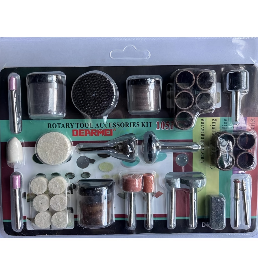 Rotary Tool Accessories Kit For Grinding Sanding Polishing - Temu