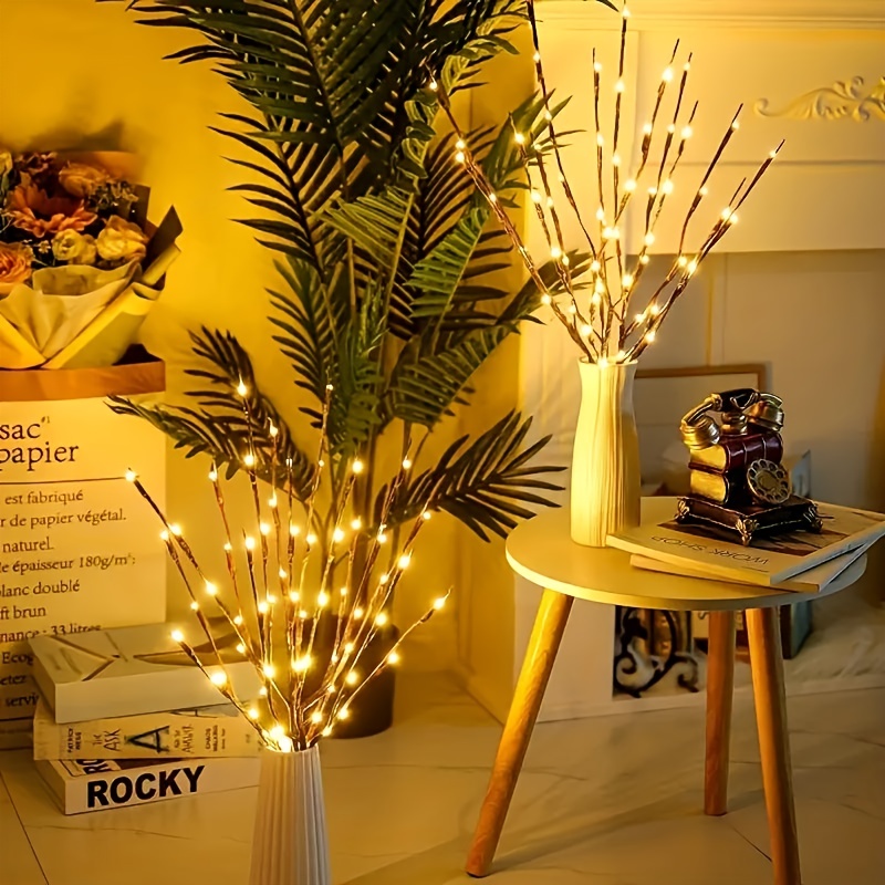 1pc, LED Branch Light, Holiday Room Decorative Lights, Christmas Tree Branch Lights, Home Vase Decoration Branch Lights details 2