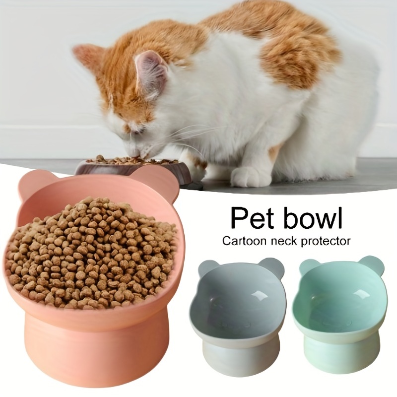 Pet Food Bowl Elevated Improved Cervical Spine Health In Temu