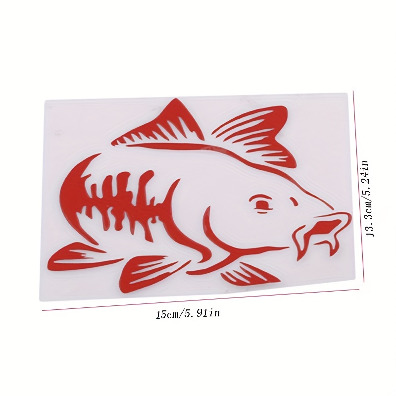 Carp Fishing Car Sticker Waterproof Car Decal Vinyl Stickers - Temu  Philippines