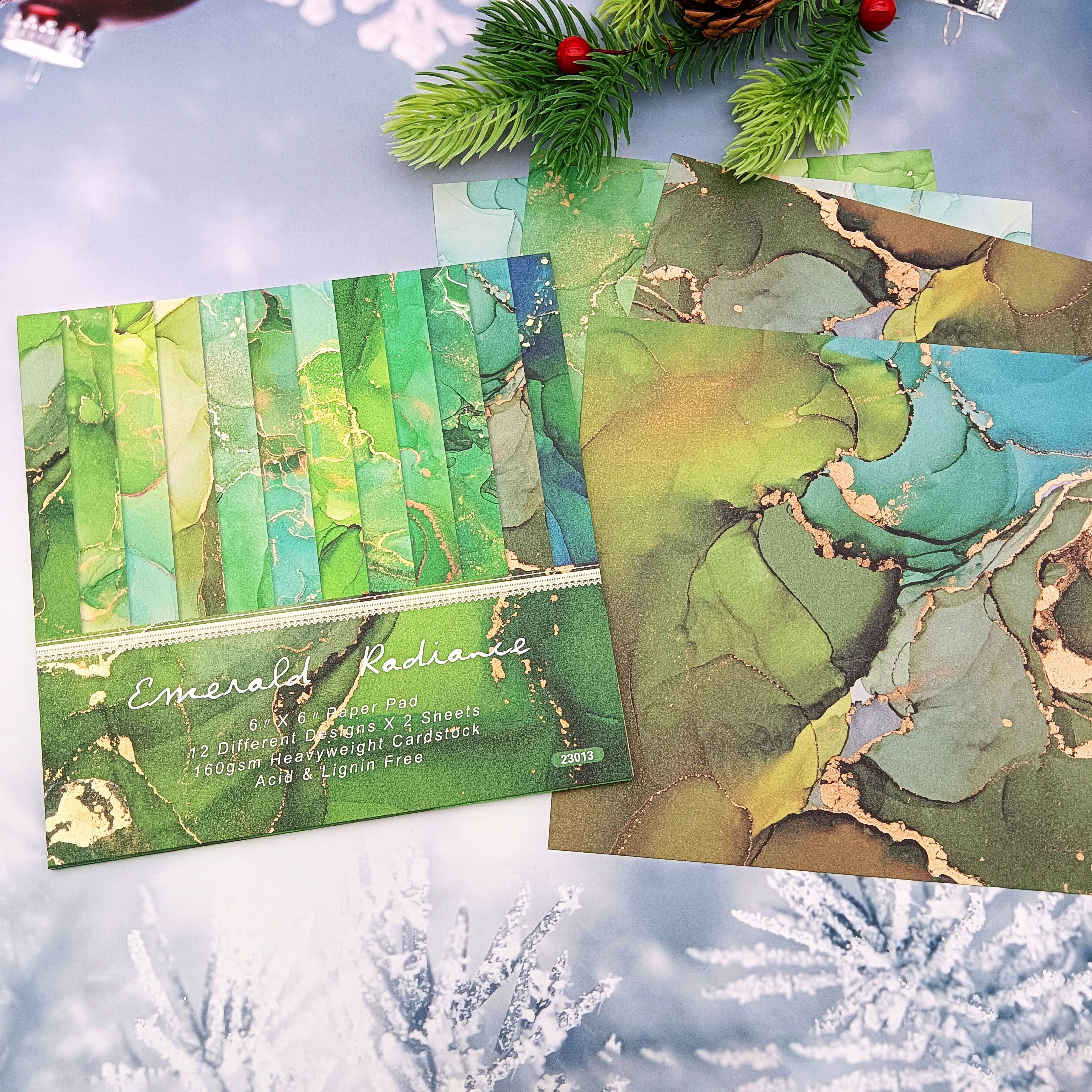 Christmas Card Album, Cover: Emerald Silk
