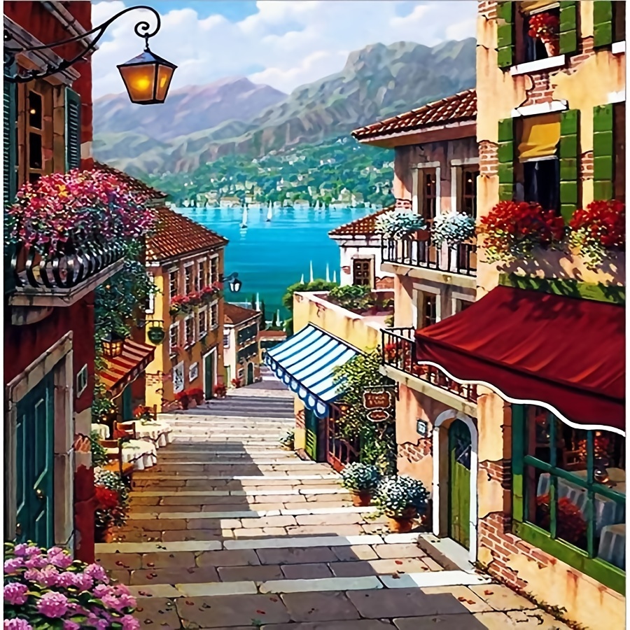 1pcs Diamond Painting Kits Adults Beginners DIY 5D Scenery Diamond Art Kits  Round Dots flower Pictures Art for Home Wall Decor - AliExpress