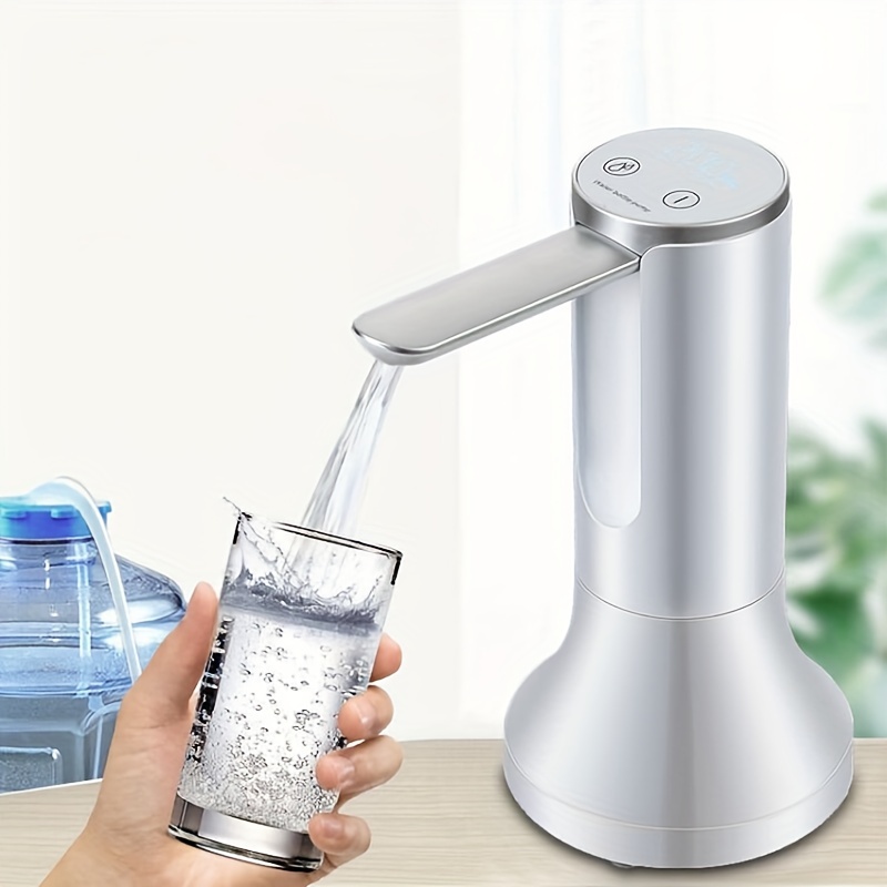 1pc Dispensador De Agua Eléctrico Portátil Para Botellas De Agua Potable De  Galón Interruptor Inteligente Inalámbrico
