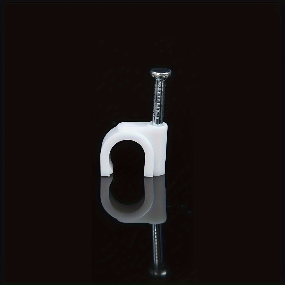 Cable Clips With Steel Nails Wire Clips Cord Clips Cable - Temu