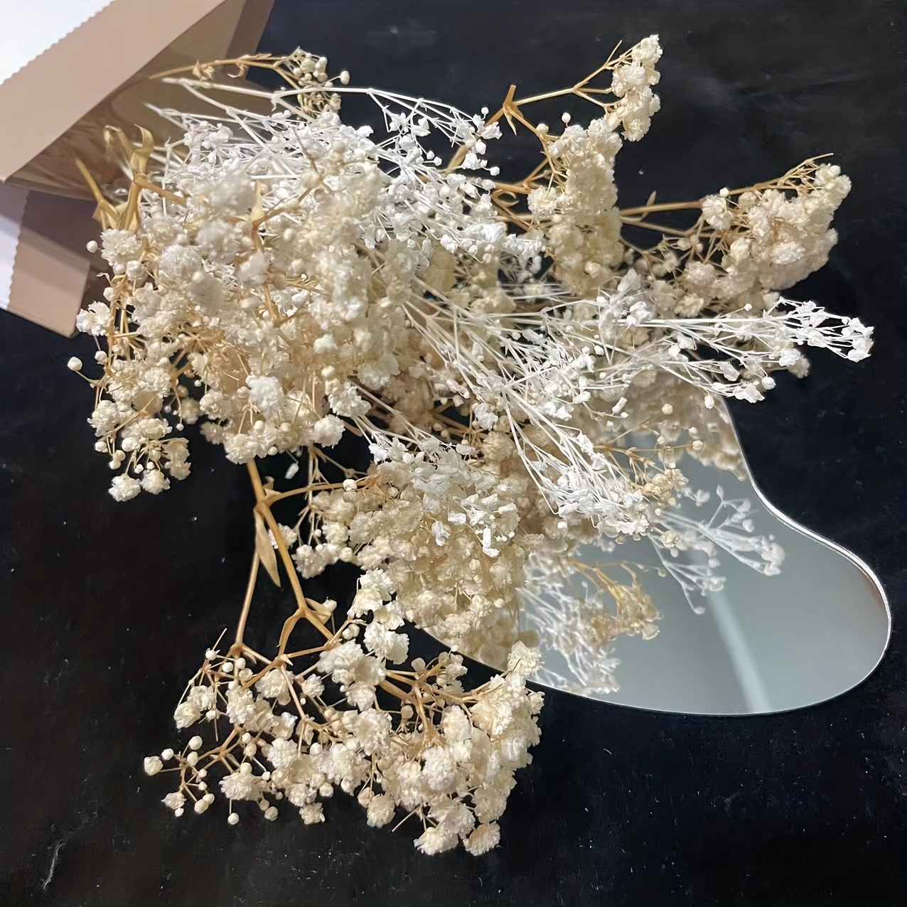 White Dried Babys Breath Flowers Bouquet Preserved Fresh - Temu