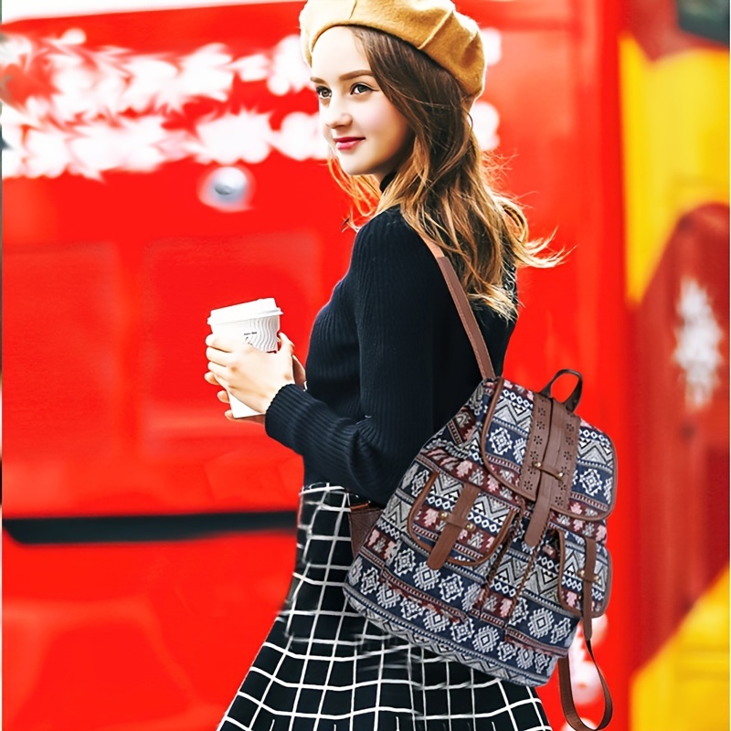 Fashion Small Tote Bag Rhombus Pattern Women's Handbag Space