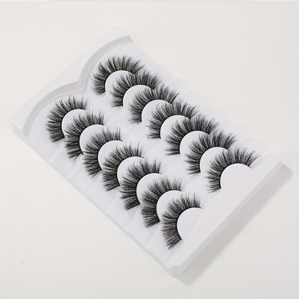 Faux Mink Lashes Wispy False Eyelashes Cat Eye Lashes - Temu United Kingdom