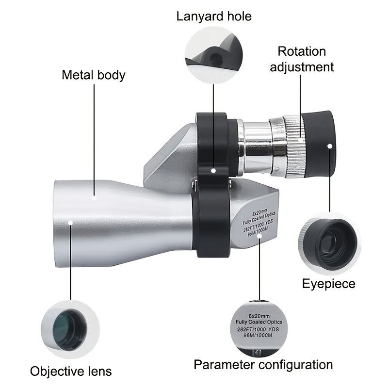 manufacturing telescope single barrel high power high definition low light night vision pocket telescope details 6