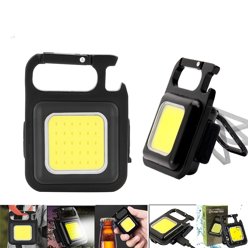 Keenso Linterna de bolsillo, portátil de peso ligero, carga USB, 5V,  múltiples modos de luz, recargable, mini linterna para el hogar para  senderismo