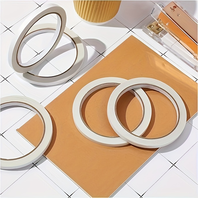 5 Rolls Double Sided Adhesive Tape, Double-Side Craft Tape For