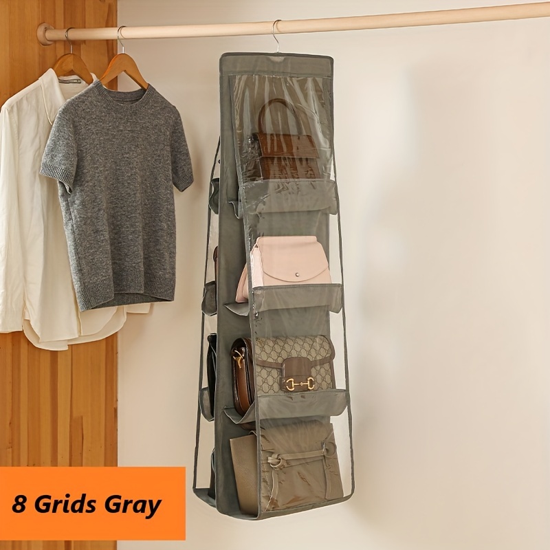 Hanging Handbag Purse Organizer, Dust-proof Purse Bag Storage Holder For  Wardrobe Closet - Temu Switzerland