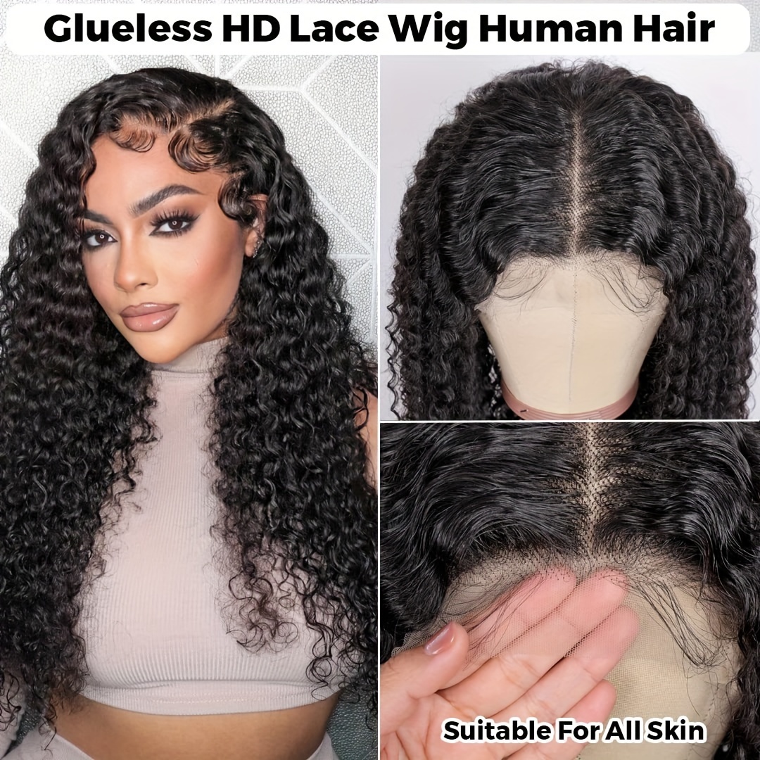 Wear Go Glueless Wigs Human Hair Pre Plucked Pre Cut - Temu