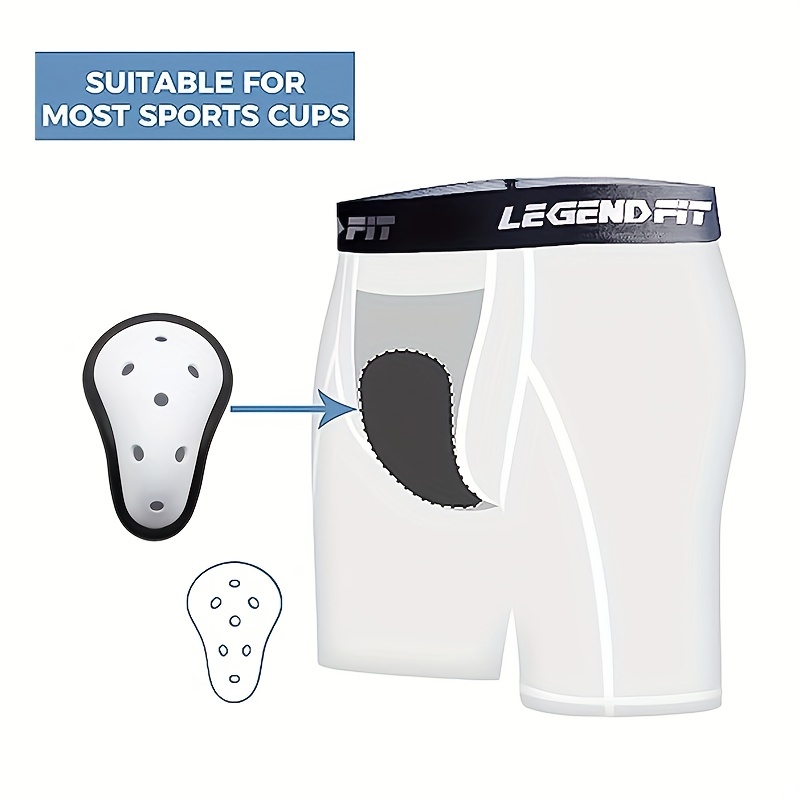 Athletic Protective Cup Sizing Chart Jock Compression Shorts