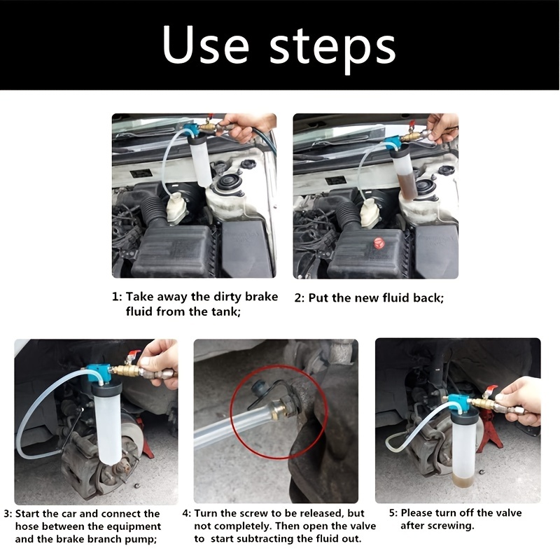 Brake Oil Replacement Tool Oil Pump Manual Oil Change - Temu