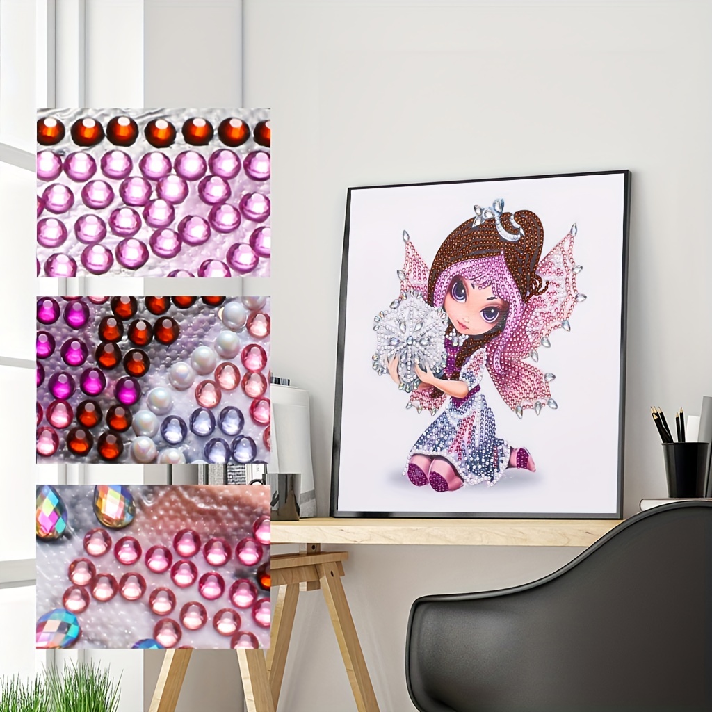 One Little Girl 5d Diamond Art Special Shape Diamond, Diamond Painting  Suitable For Beginners Home Wall Decoration Gifts - Temu