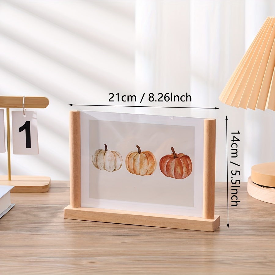 1PC wood display stand Photo Frame Holder picture frame stand