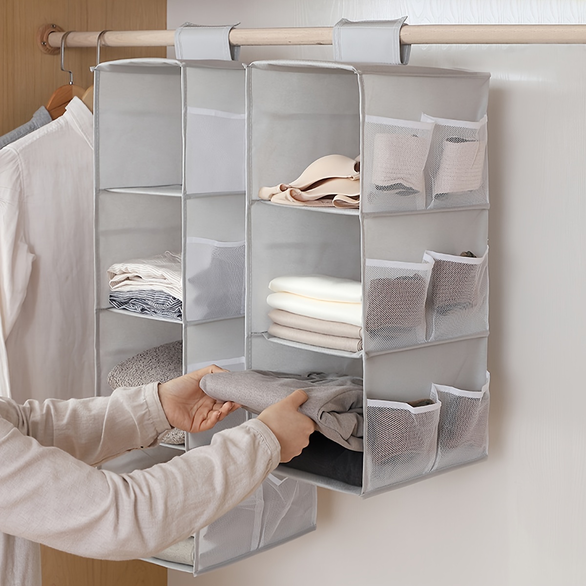 Durable Shelf Dividers Organization Kitchen Closet Handbags
