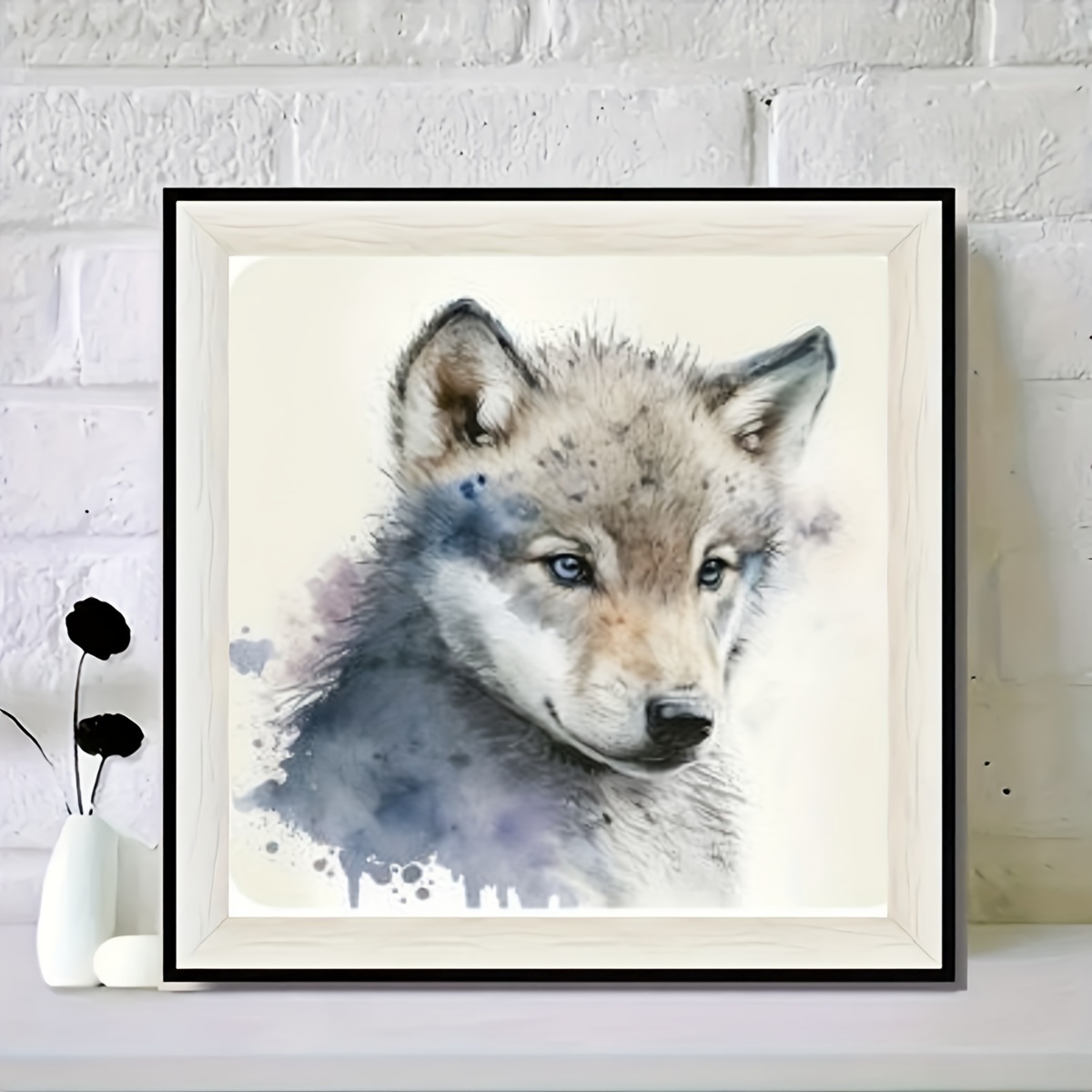 5d Diamond Painting Kit Abstract Animals Art Canvas - Temu