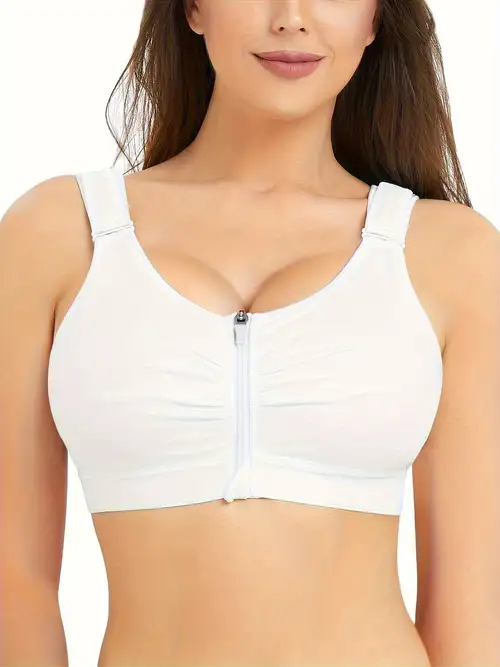 Women's Low Back Bra Lace Glossy U Shape Backless Bra Wear with Low Back  Dresses Sports Bras for Girls White,Beige at  Women's Clothing store