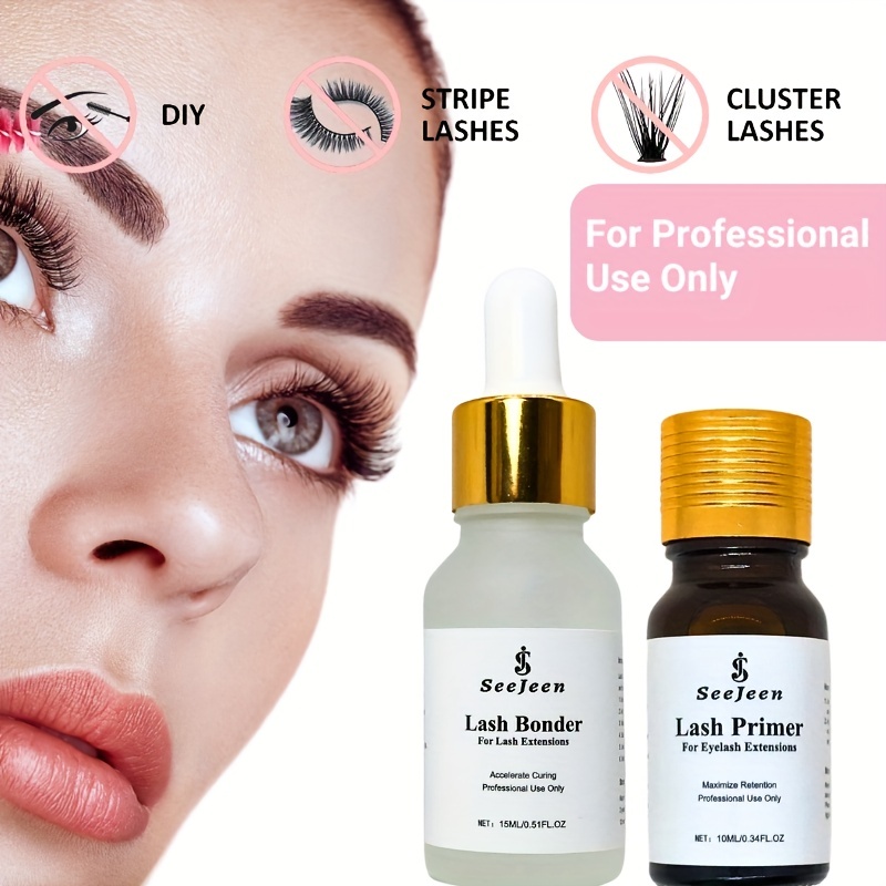 Eyelash Bonder & Primer for Extensions 15ml & 10ml