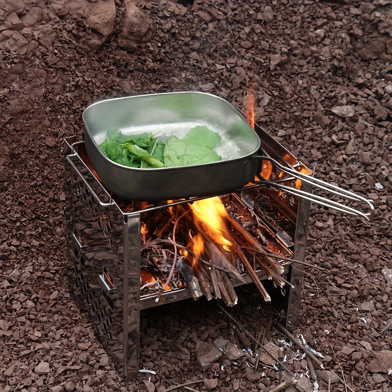 Accesorios, Set De Cocina Para Camping 6 Piezas Aluminio