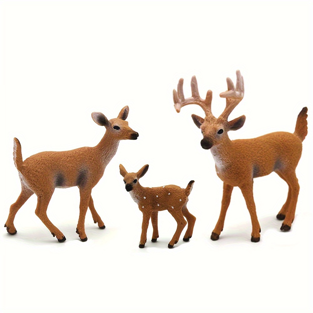 アップグレードバージョンセットの模擬野生鹿モデル子供のおもちゃハロウィーン感謝祭クリスマス装飾