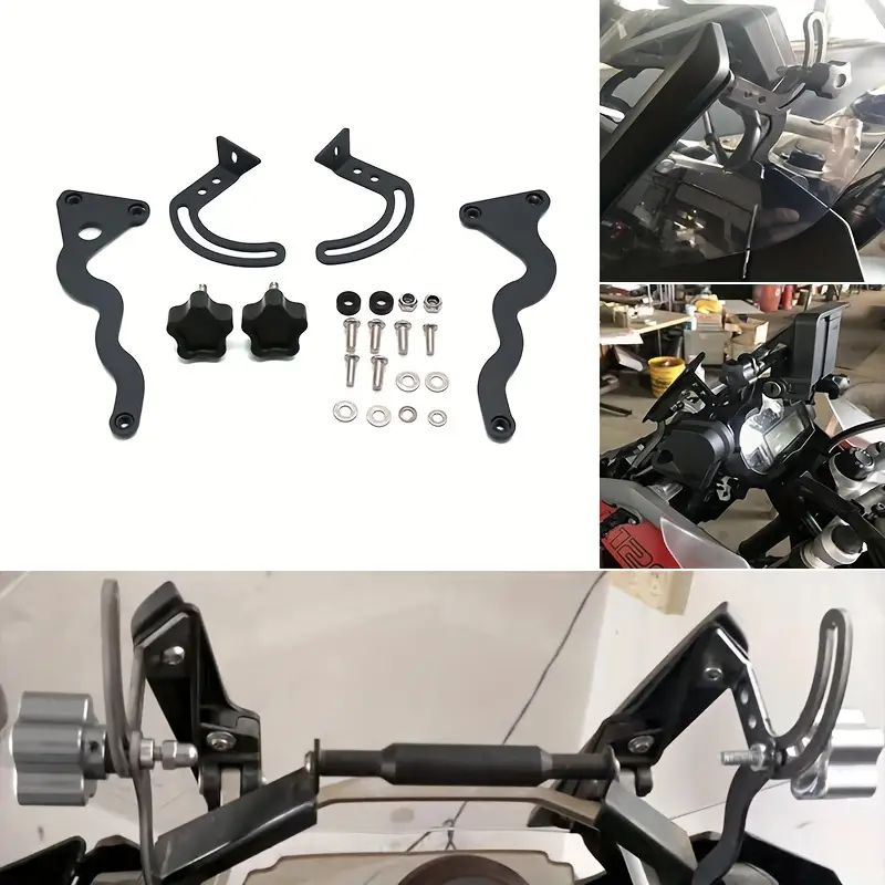 Windscreen Strengthen Bracket Kits Windshield Support Holder For BMW R1250GS R12 Windscreen Strengthen Bracket Kits Windshield Support Holder For BMW R1250GS R12