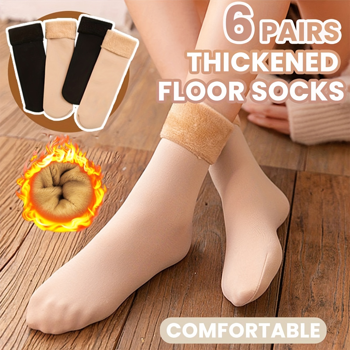 Super Soft Socks With Non-slip Grip 