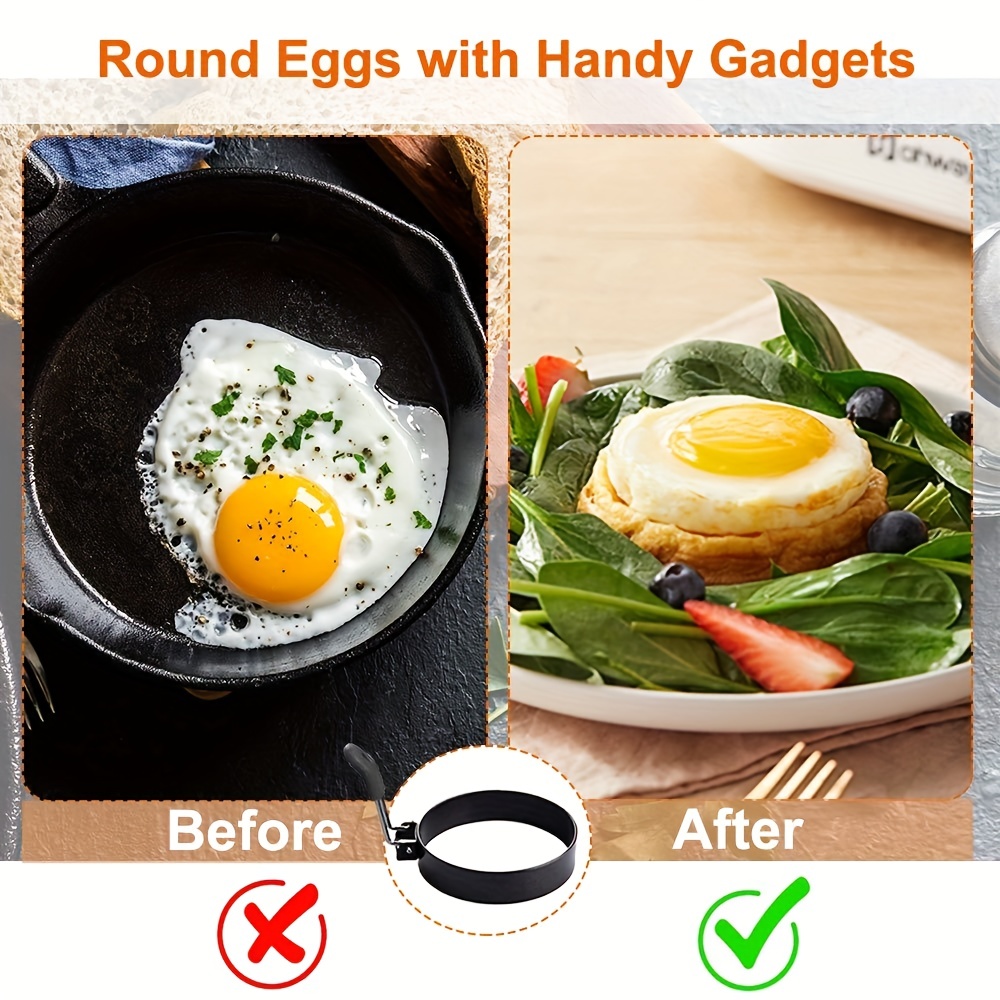 Reviews for Chef Buddy Nonstick Silicone Egg Ring Molds (4-Pack)
