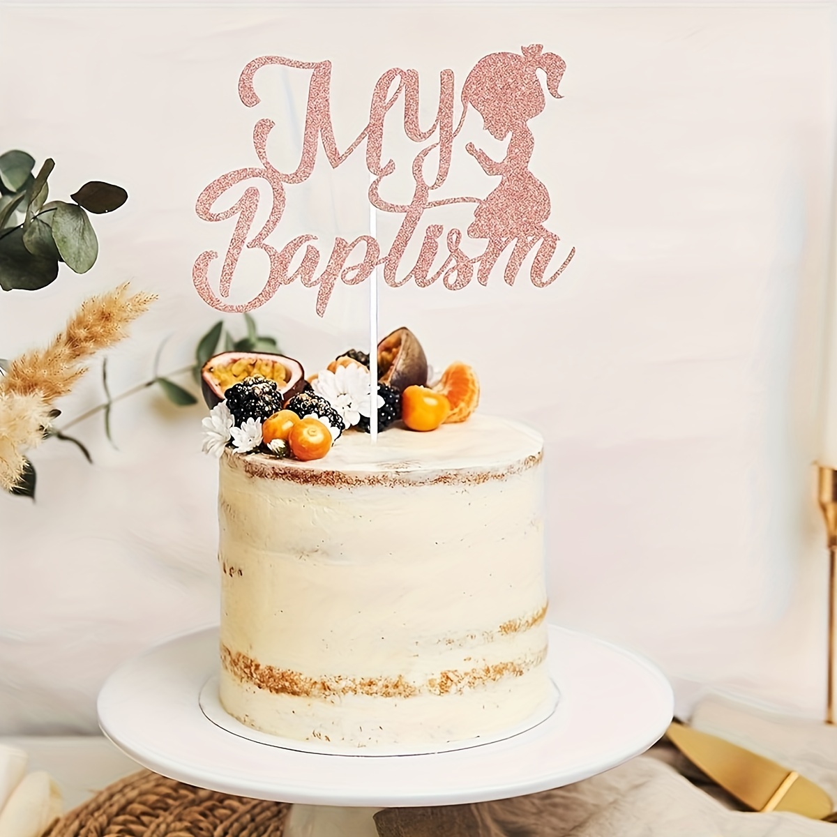 Mi Primera - Decoración para tartas de comunión, decoración para tartas de  primera comunión, Dios bendiga, para cumpleaños, baby shower, boda