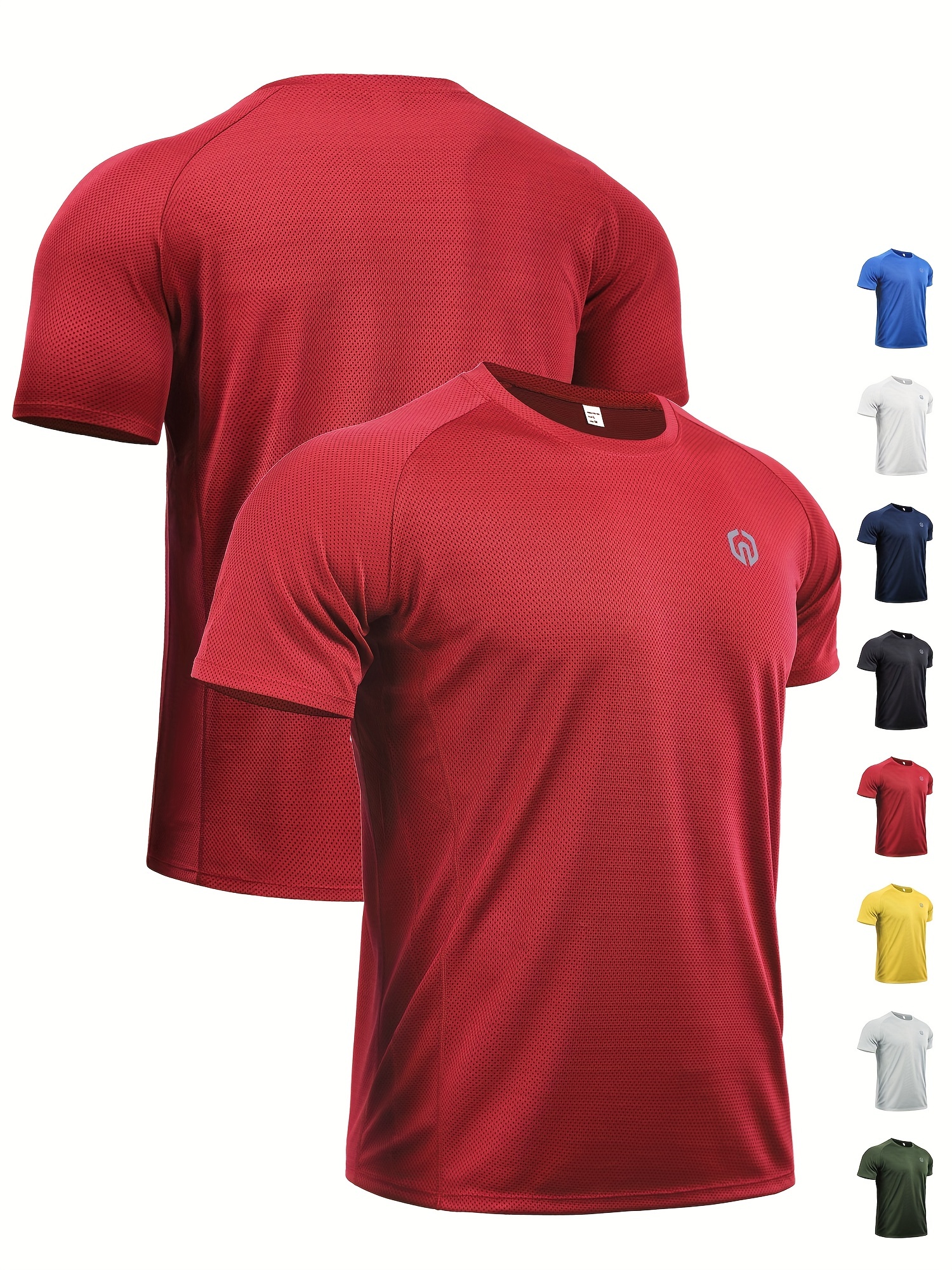 Summer Fitness Mens T Shirt: Short Sleeve, Cotton, Gym Workout